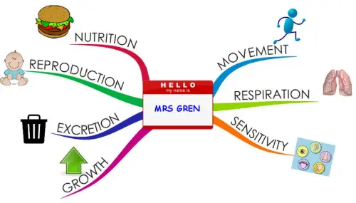 How to remember the seven components for a living organism