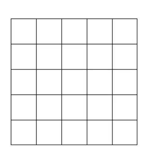 An example of a quadrat, simply a grid