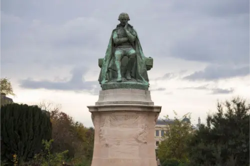 Lamark's statue in Jardin des Plants, Paris