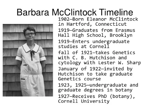McClintock timeline