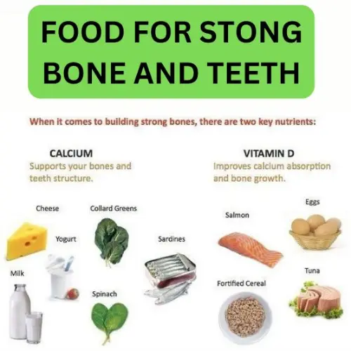 Food for bones and teeth